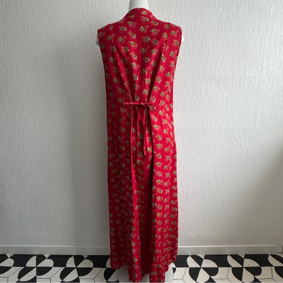 Vintage April Cornell Button Front Maxi Dress - Picture 3 of 8